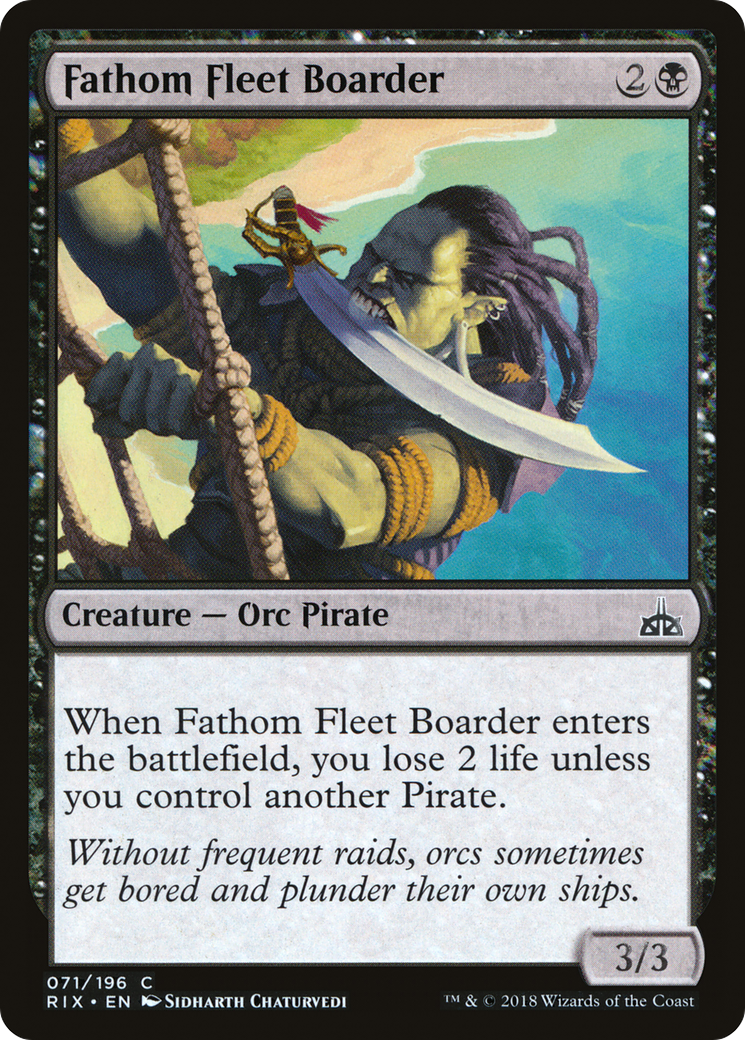 Image of Fathom Fleet Boarder (RIX-071) - Rivals of Ixalan Foil