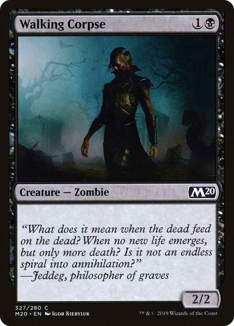 Image of Walking Corpse (M20-327) - Core Set 2020