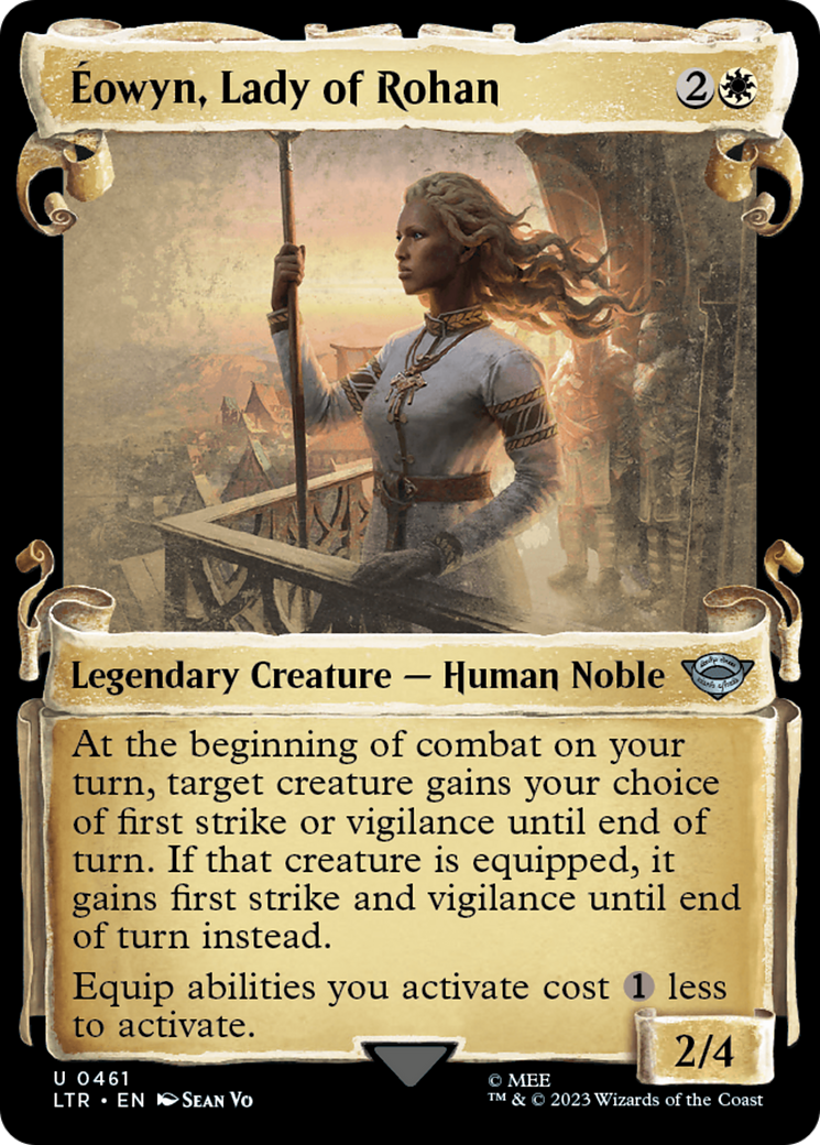 Image of Eowyn, Lady of Rohan (Showcase Scrolls) (LTR-461) - The Lord of the Rings: Tales of Middle-earth: (Showcase)