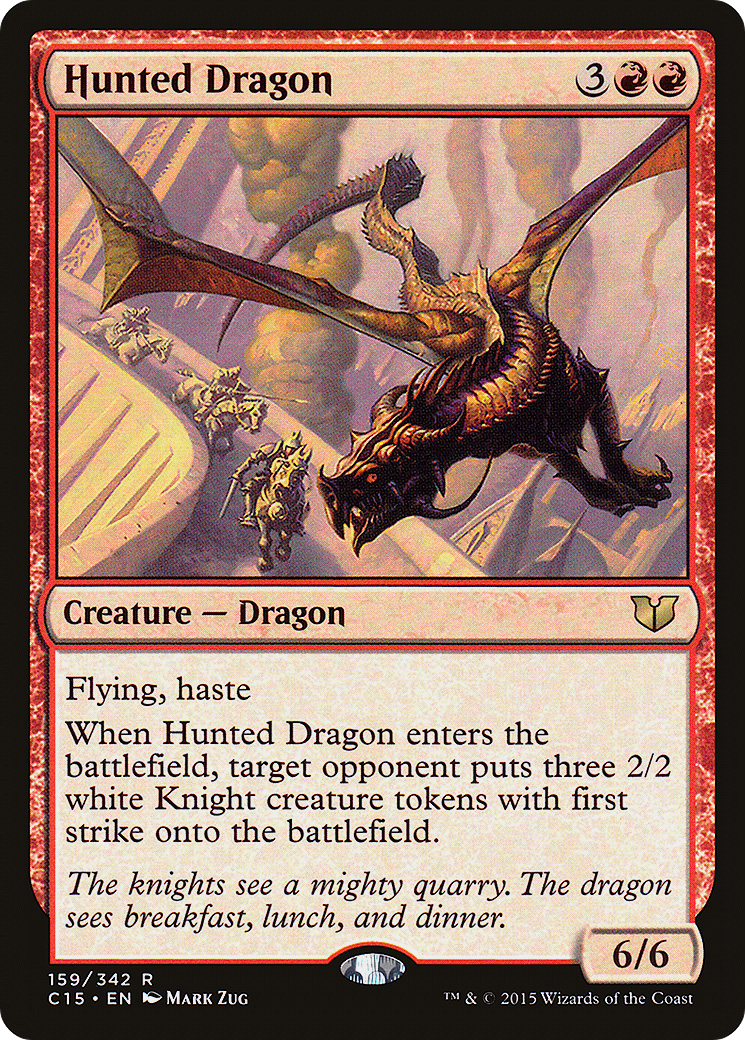 Image of Hunted Dragon (C15-159) - Commander 2015