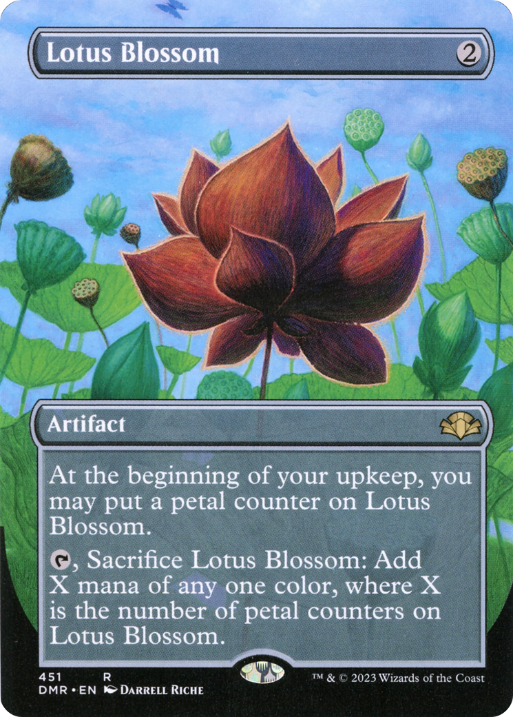 Image of Lotus Blossom (Borderless) (DMR-451) - Dominaria Remastered (Borderless)