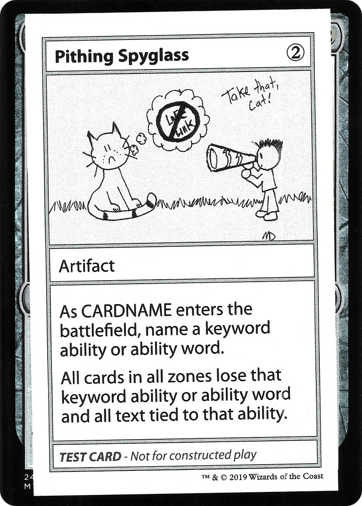 Image of Pithing Spyglass (No PW Symbol) (CMB1-) - Mystery Booster Playtest Cards 2021