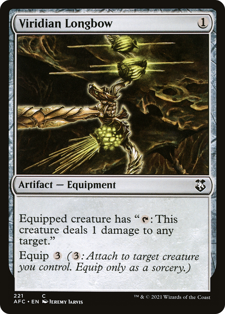 Image of Viridian Longbow (AFC-221) - Forgotten Realms Commander