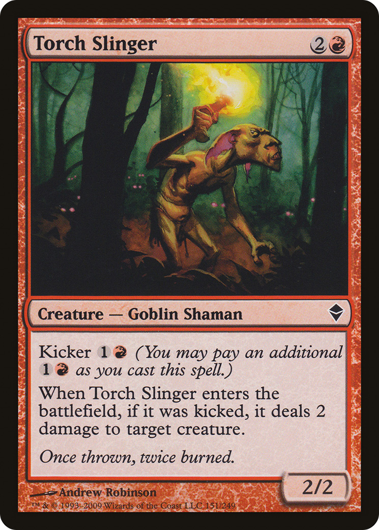 Image of Torch Slinger (ZEN-151) - Zendikar Foil