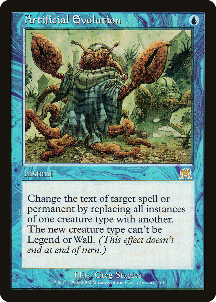 Image of Artificial Evolution (ONS-067) - Onslaught Foil