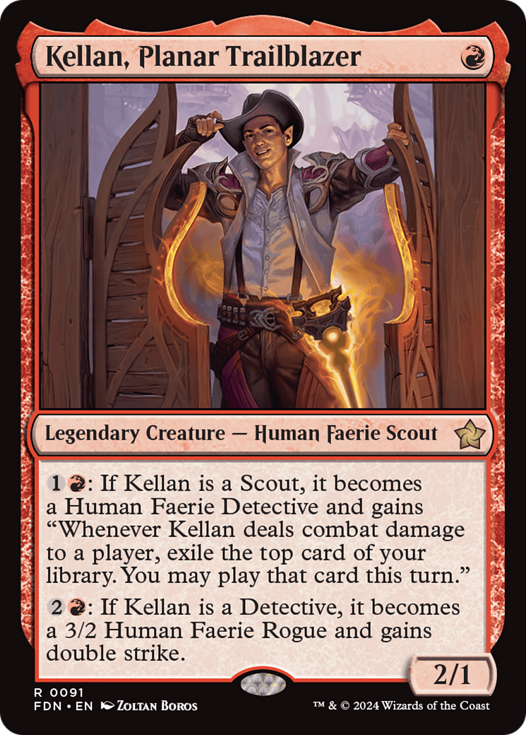 Image of Kellan, Planar Trailblazer (FDN-091) - Foundations Foil