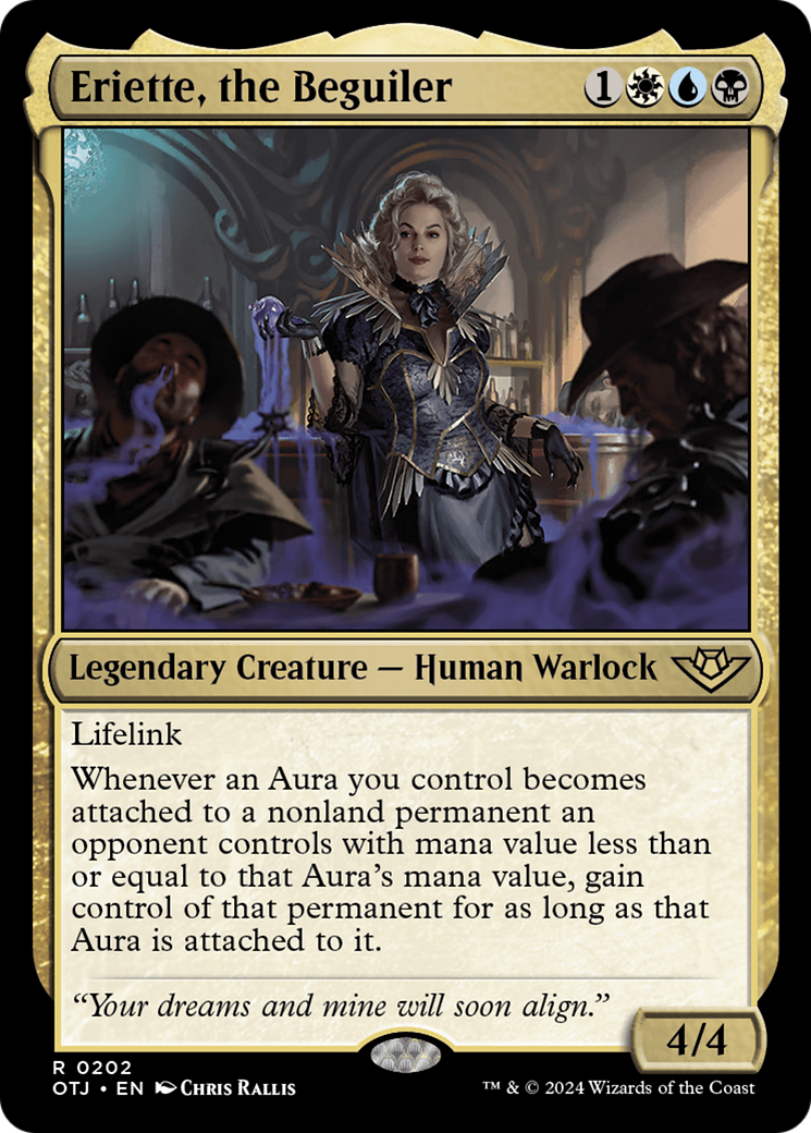Image of Eriette, the Beguiler (OTJ-202) - Outlaws of Thunder Junction Foil