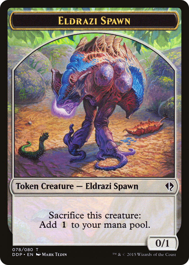 Image of Eldrazi Spawn Token (078) (DDP-078) - Duel Decks: Zendikar vs. Eldrazi