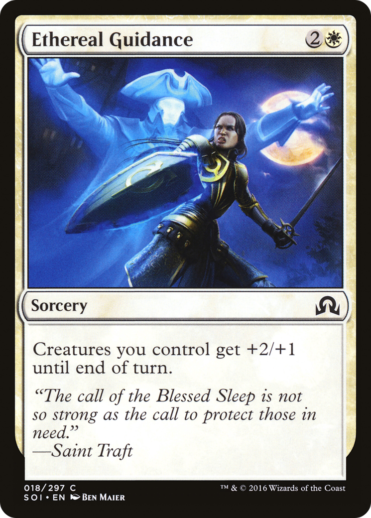 Image of Ethereal Guidance (SOI-018) - Shadows over Innistrad