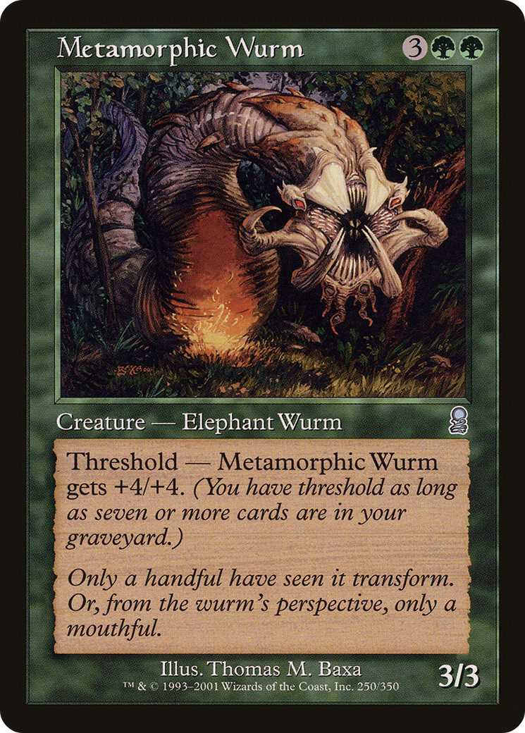 Image of Metamorphic Wurm (ODY-250) - Odyssey