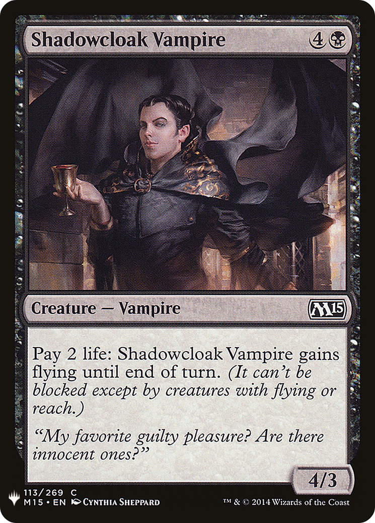 Image of Shadowcloak Vampire (LIST-M15-113) - The List