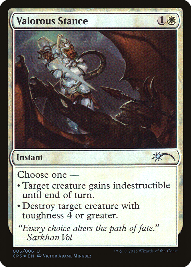 Image of Valorous Stance (UMP-003) - Magic Origins Clash Pack Foil