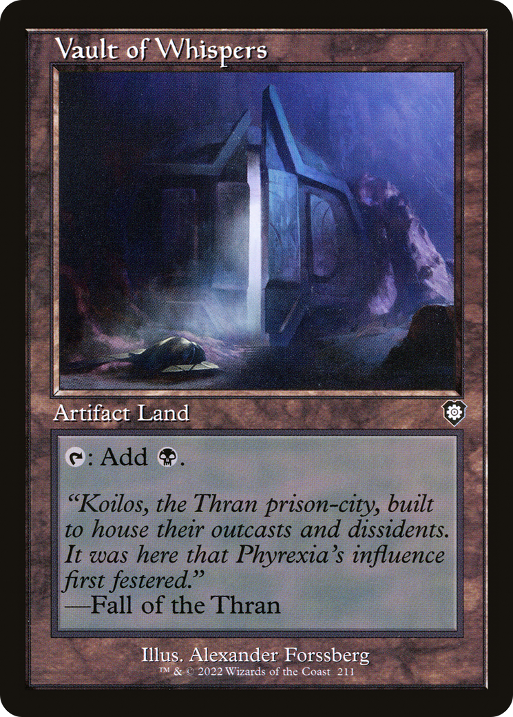 Image of Vault of Whispers (Retro Frame) (BRC-211) - The Brothers' War Commander