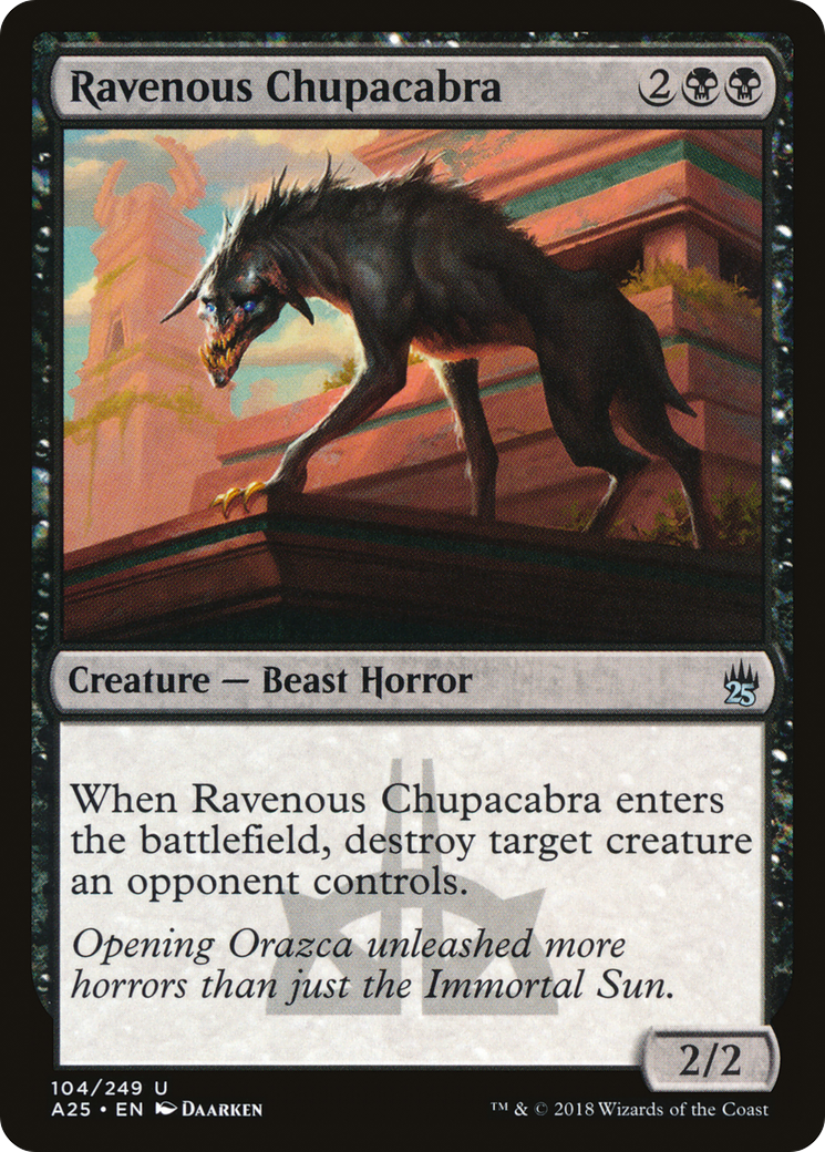 Image of Ravenous Chupacabra (A25-104) - Masters 25 Foil