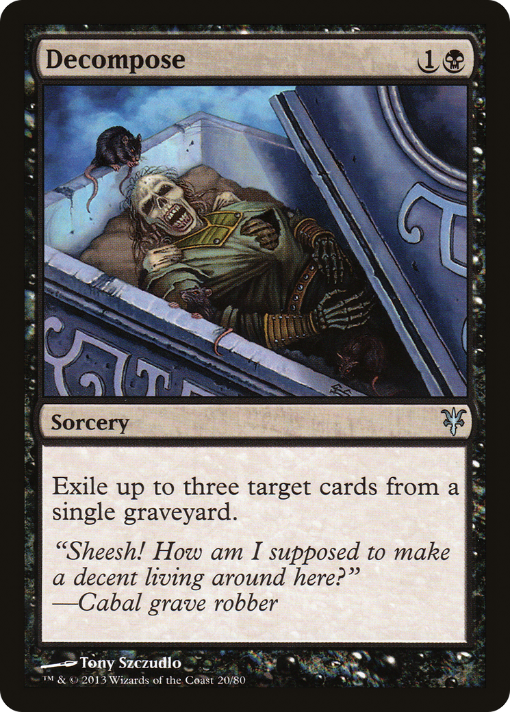 Image of Decompose (DDK-020) - Duel Decks: Sorin vs. Tibalt