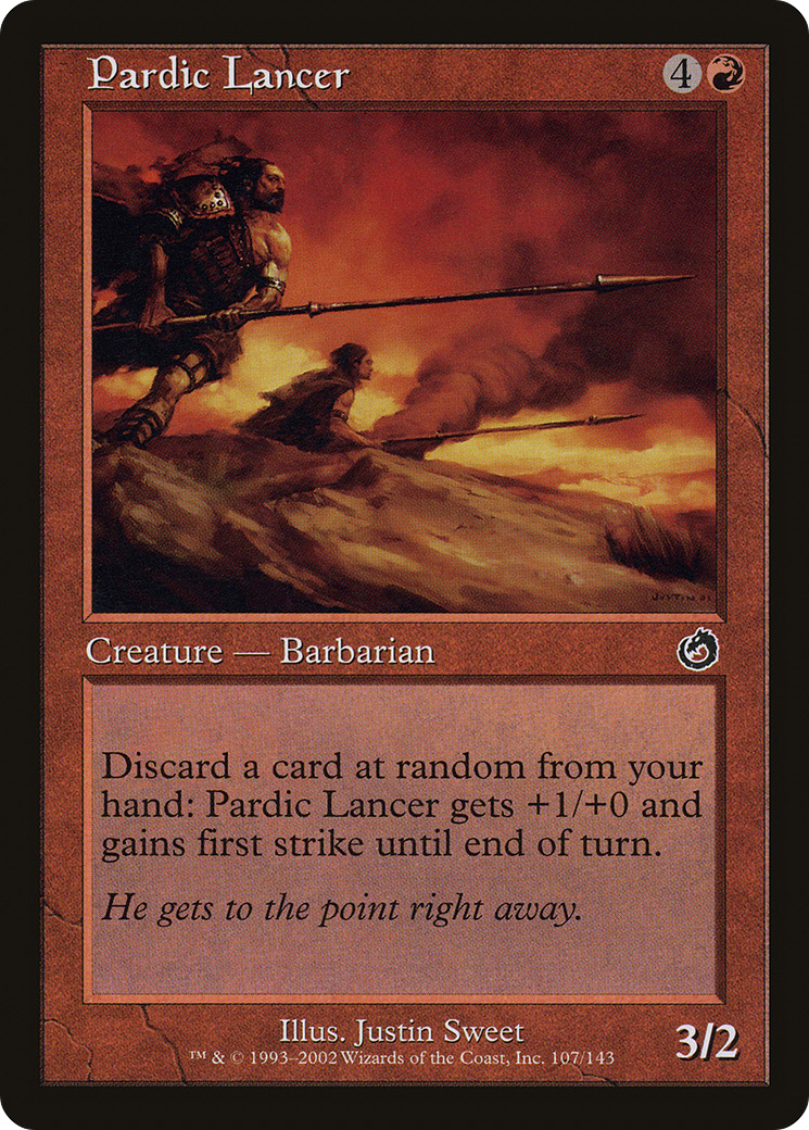 Image of Pardic Lancer (TOR-107) - Torment Foil