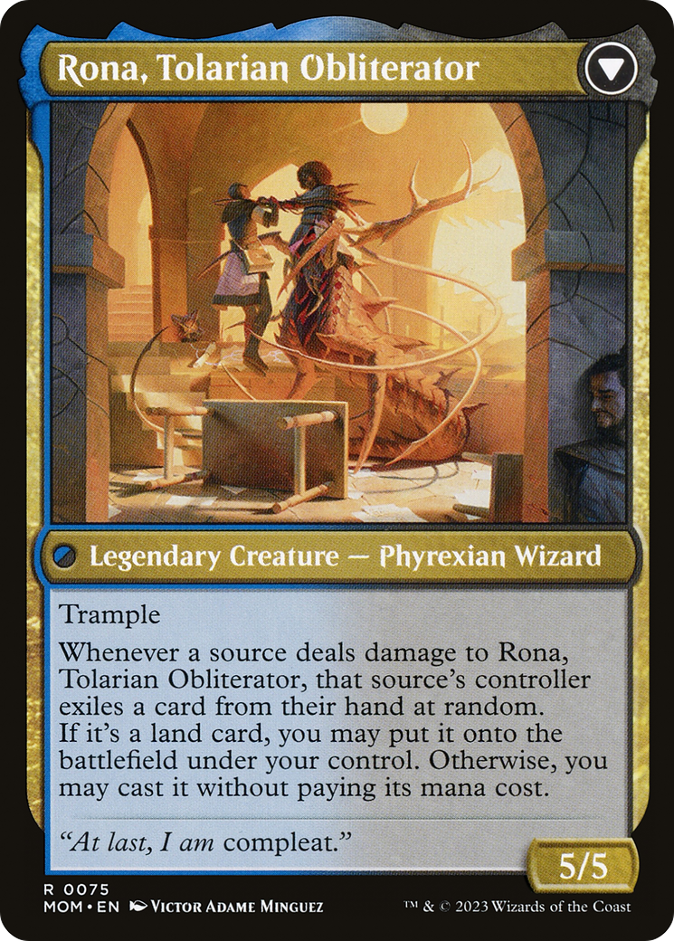 Image of Rona, Herald of Invasion (MOM-075) - March of the Machine