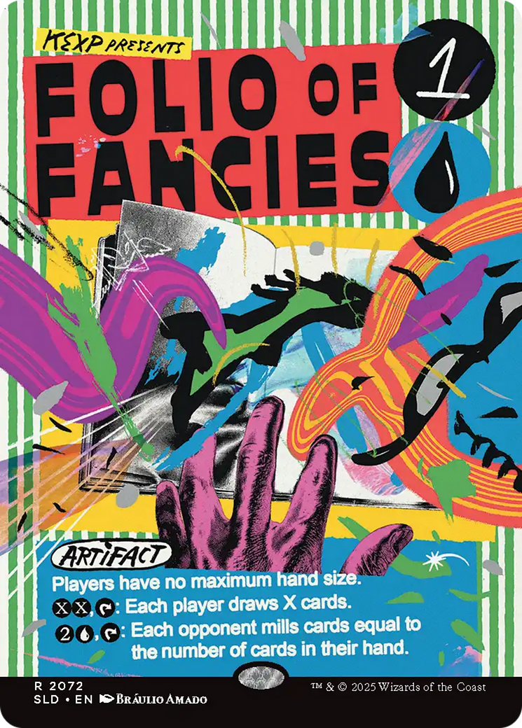 Image of Folio of Fancies (SLD-2072) - Secret Lair Drop (Borderless)