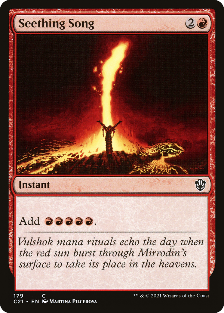 Image of Seething Song (C21-179) - Commander 2021