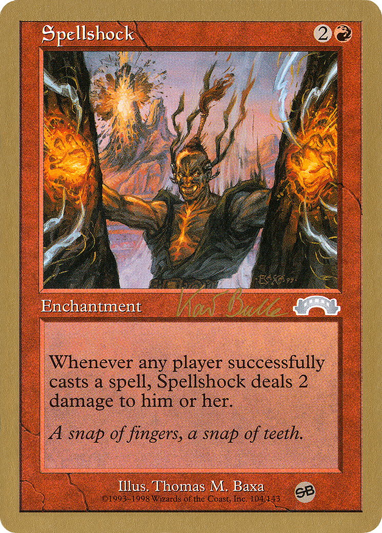 Image of Spellshock - 1999 Kai Budde (EXO) (SB) (WCD-) - World Championship Decks 1999