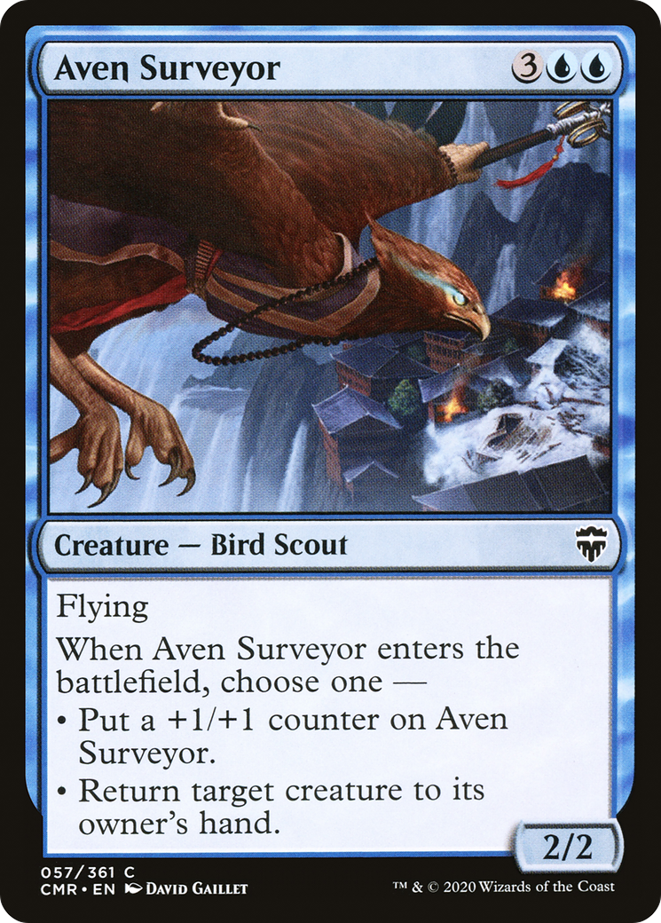 Image of Aven Surveyor (CMR-057) - Commander Legends Foil