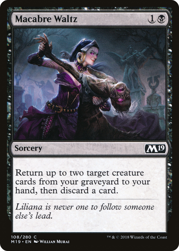 Image of Macabre Waltz (M19-108) - Core Set 2019