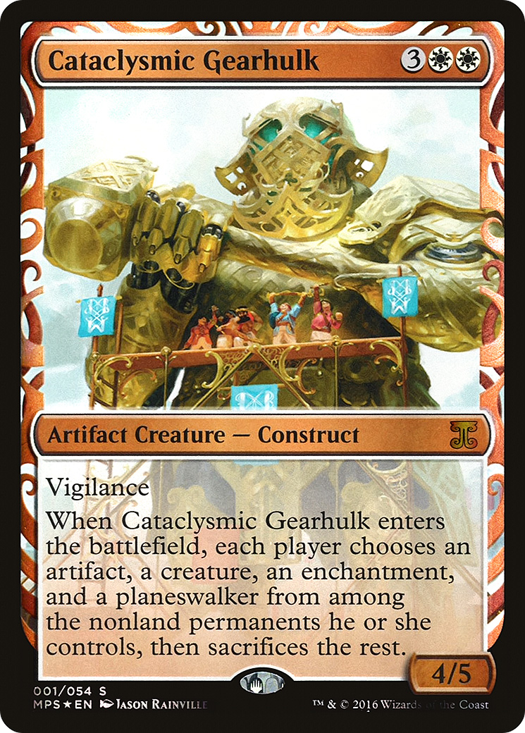 Image of Cataclysmic Gearhulk (MPS-001) - Kaladesh Inventions Foil