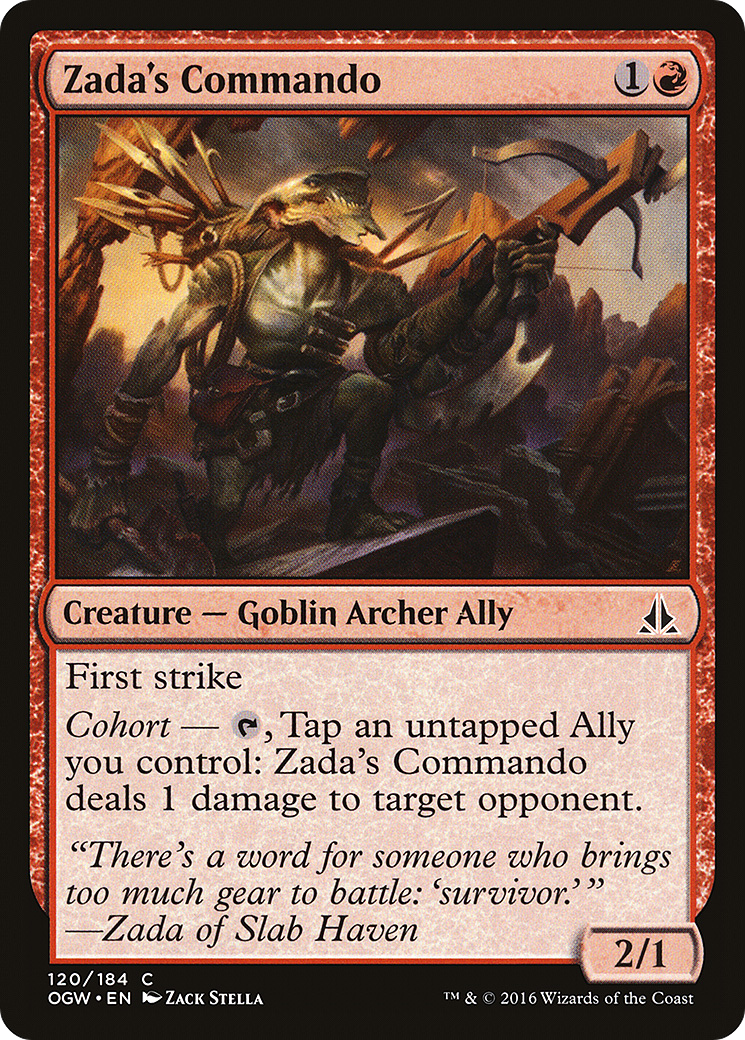 Image of Zada's Commando (OGW-120) - Oath of the Gatewatch Foil