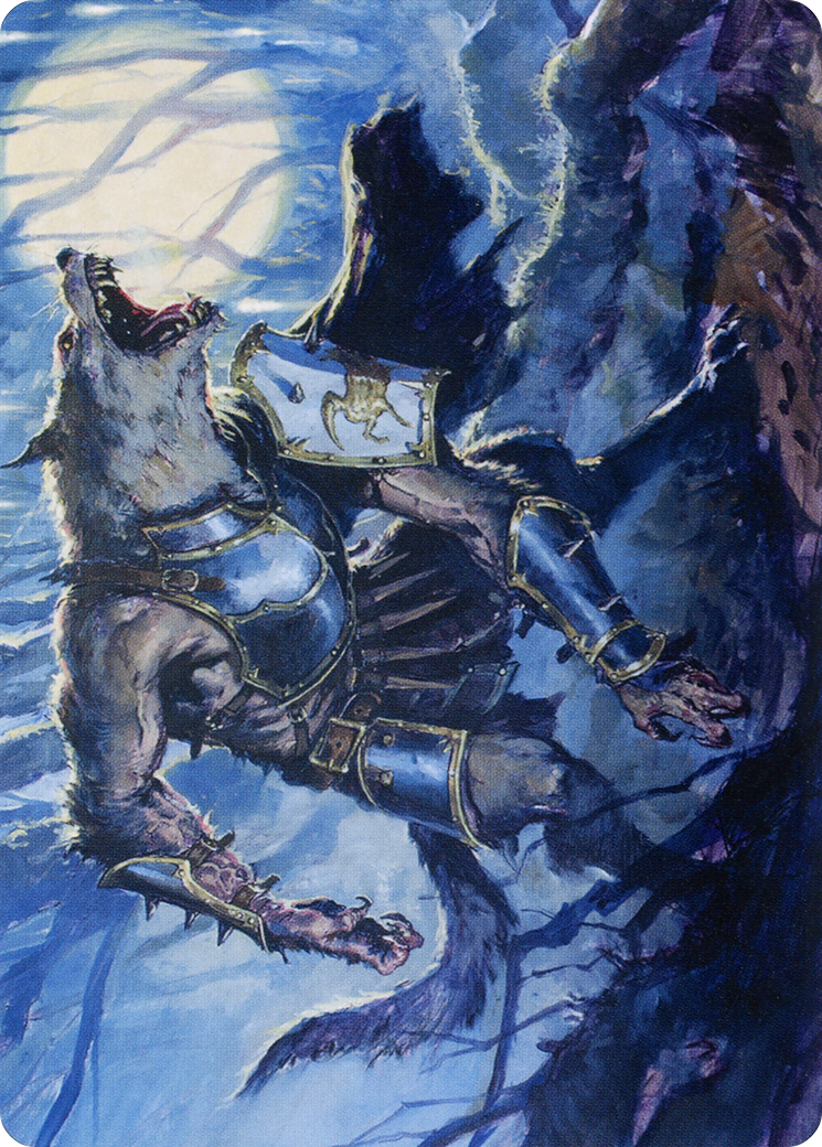 Image of Moonrage Brute // Moonrage Brute (AMID-014) - Midnight Hunt Art Series (Borderless) Foil