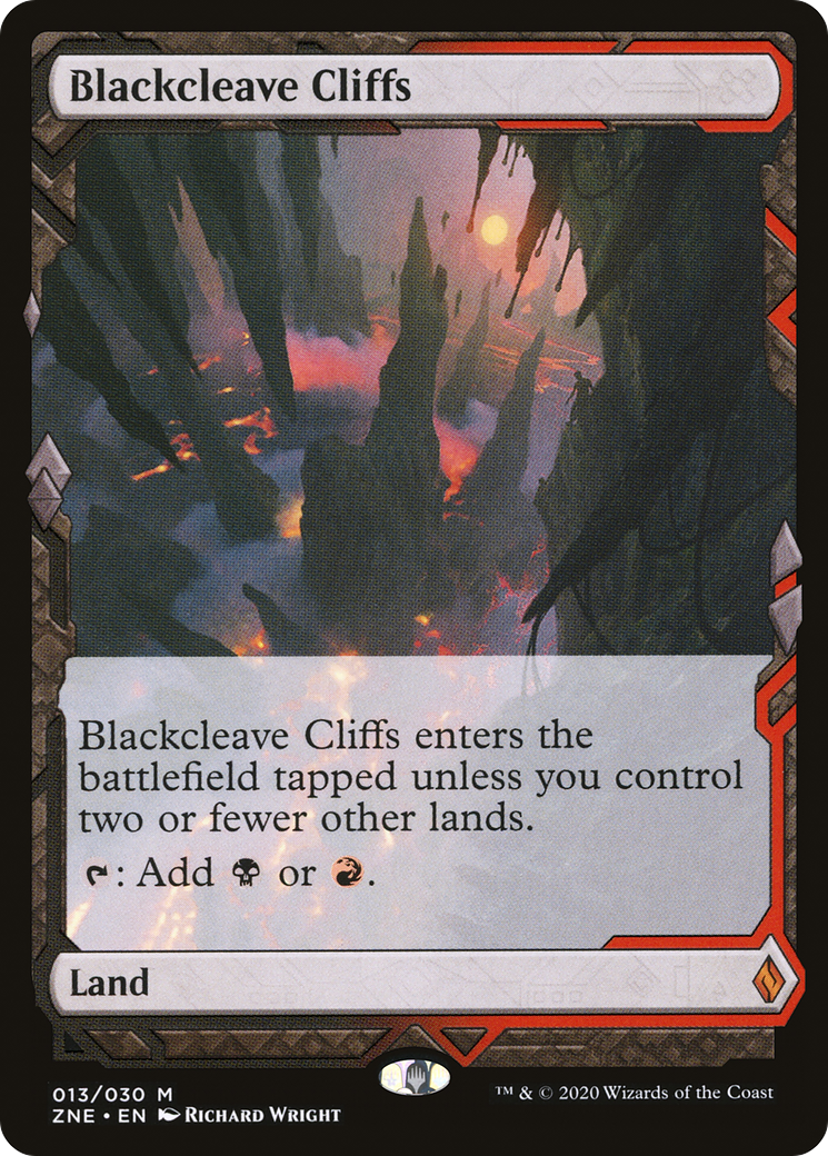 Image of Blackcleave Cliffs (ZNE-013) - Zendikar Rising Expeditions Foil