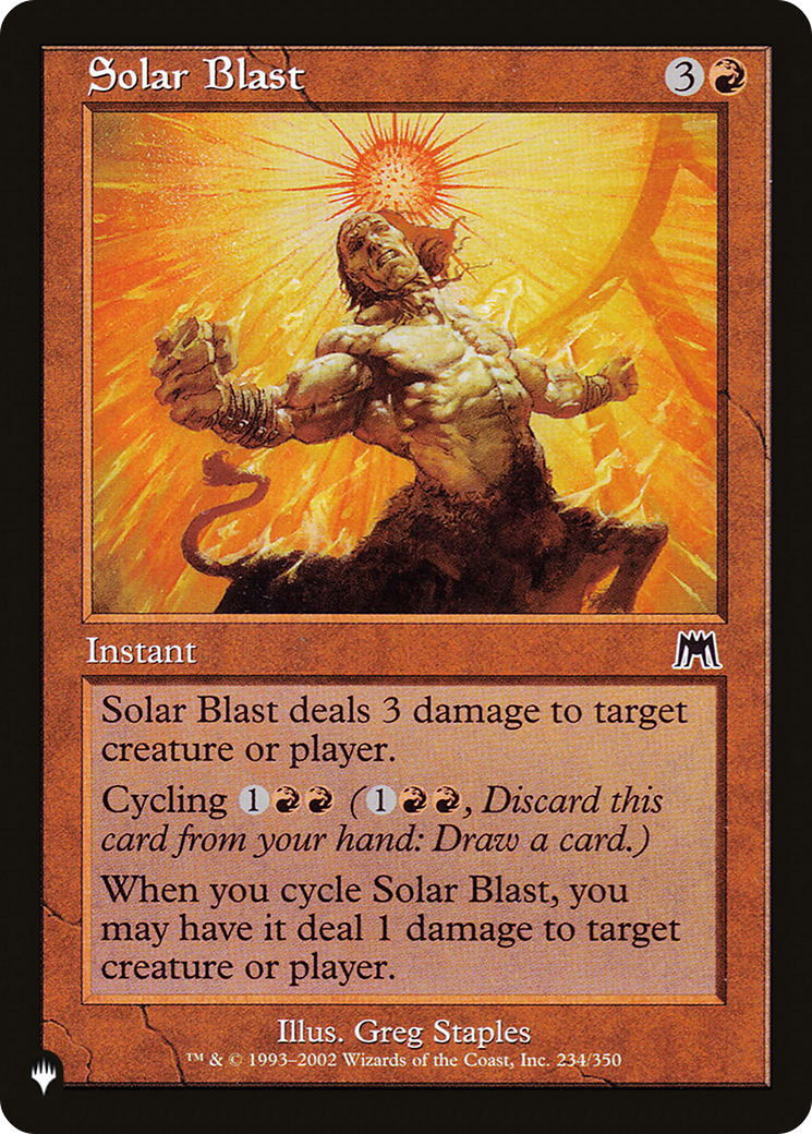 Image of Solar Blast (LIST-ONS-234) - The List