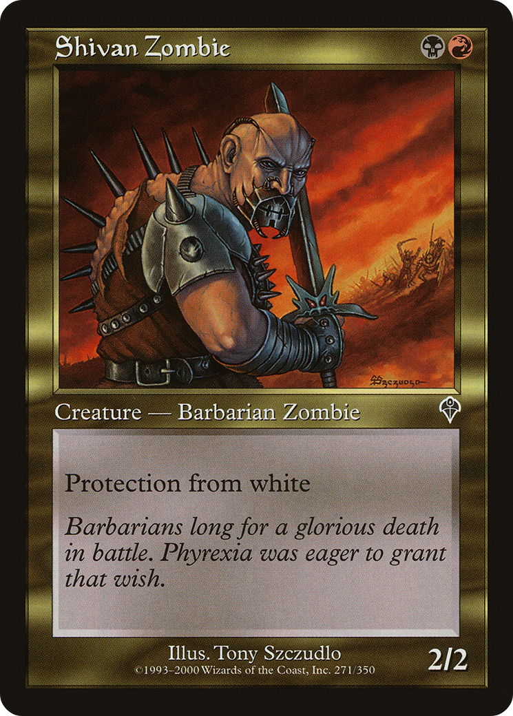 Image of Shivan Zombie (INV-271) - Invasion Foil