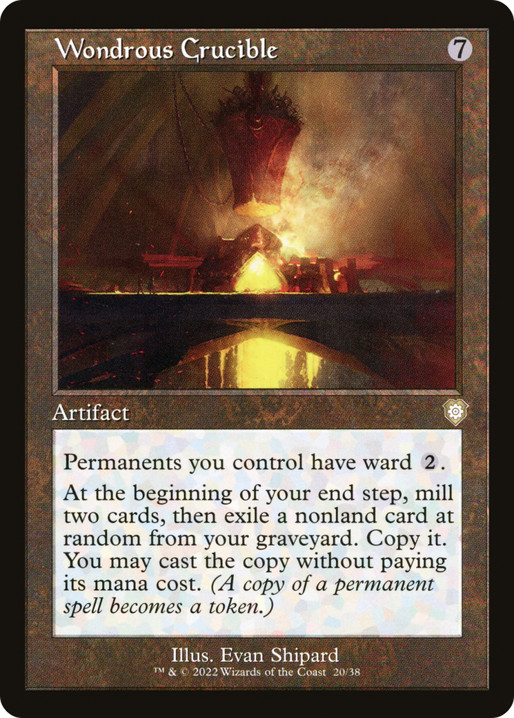 Image of Wondrous Crucible (Retro Frame) (BRC-020) - The Brothers' War Commander