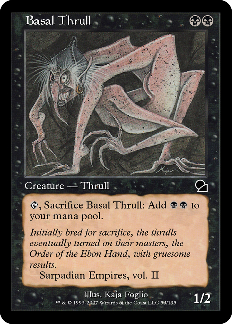Image of Basal Thrull (ME1-059) - Masters Edition Foil
