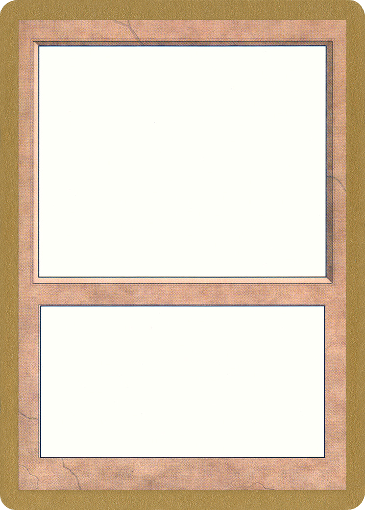 Image of 1999 World Championship Blank Card (WCD-) - World Championship Decks 1999