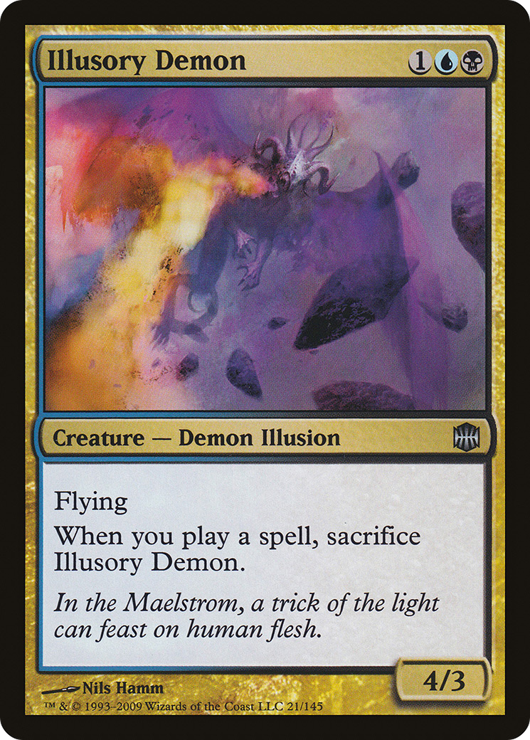 Image of Illusory Demon (ARB-021) - Alara Reborn Foil