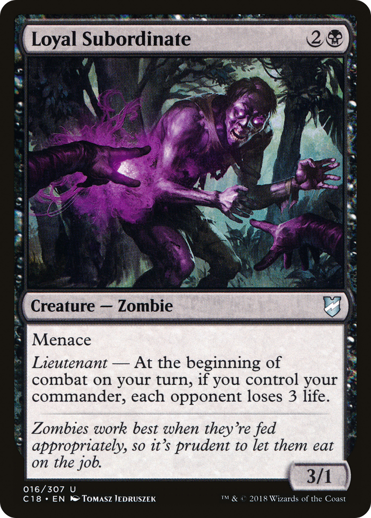 Image of Loyal Subordinate (C18-016) - Commander 2018