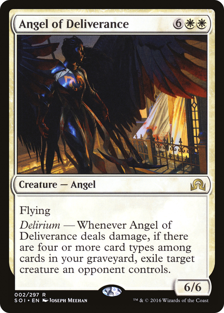 Image of Angel of Deliverance (SOI-002) - Shadows over Innistrad Foil