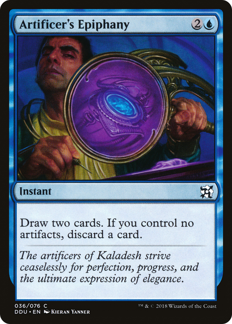 Image of Artificer's Epiphany (DDU-036) - Duel Decks: Elves vs. Inventors