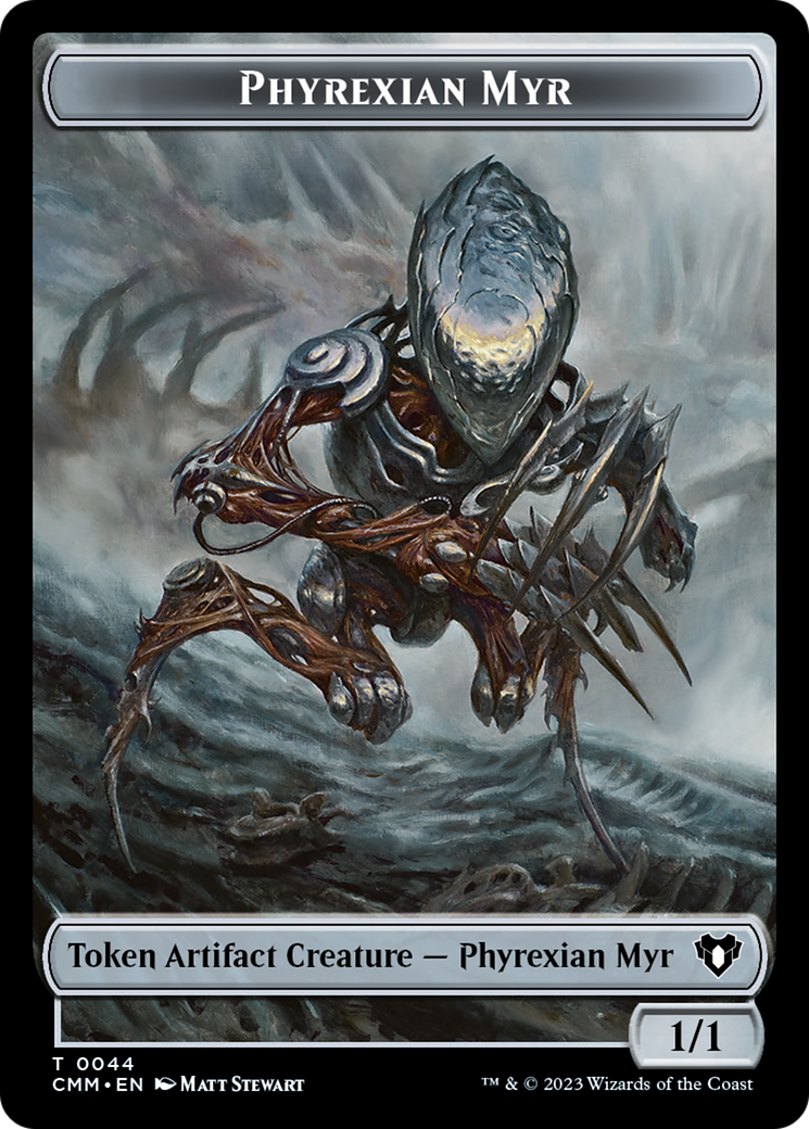 Image of Phyrexian Myr (TCMM-044) - Commander Masters Tokens