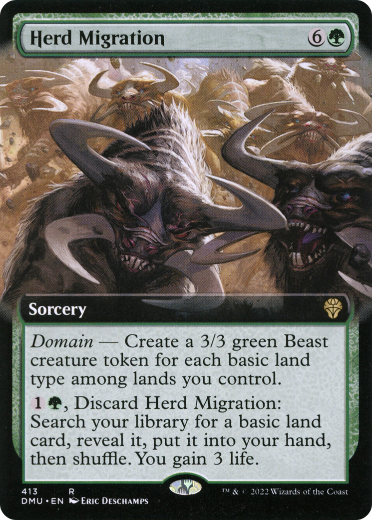 Image of Herd Migration (Extended Art) (DMU-413) - Dominaria United: (Extended Art)
