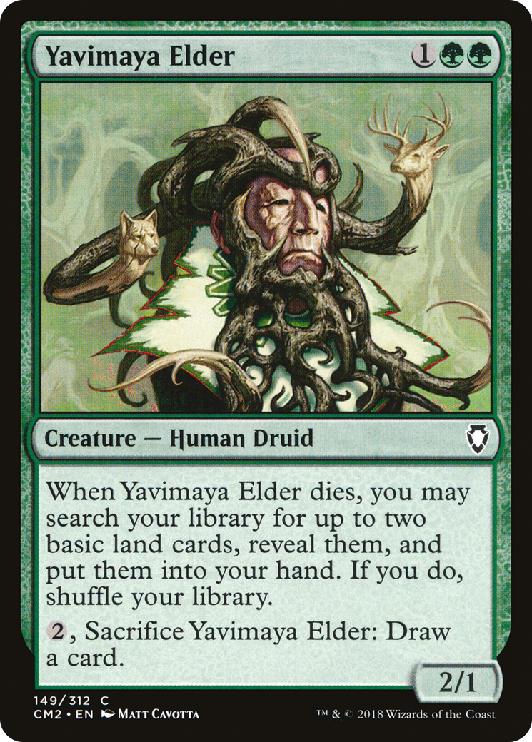 Image of Yavimaya Elder (CM2-149) - Commander Anthology Volume II