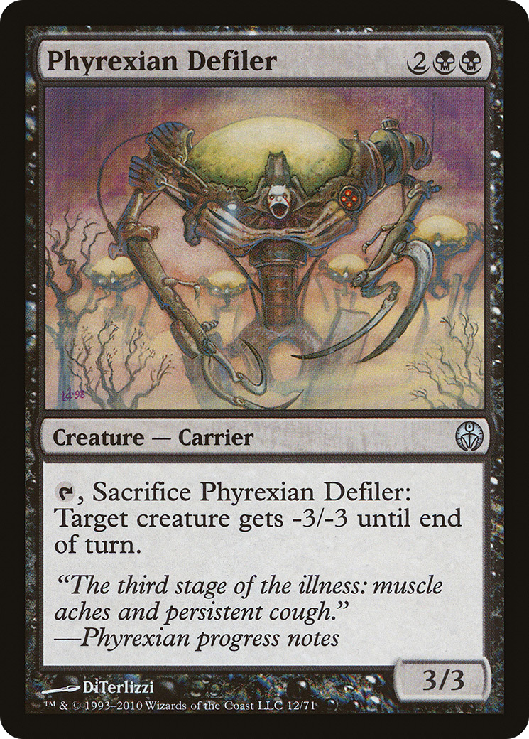 Image of Phyrexian Defiler (DDE-012) - Duel Decks: Phyrexia vs. the Coalition