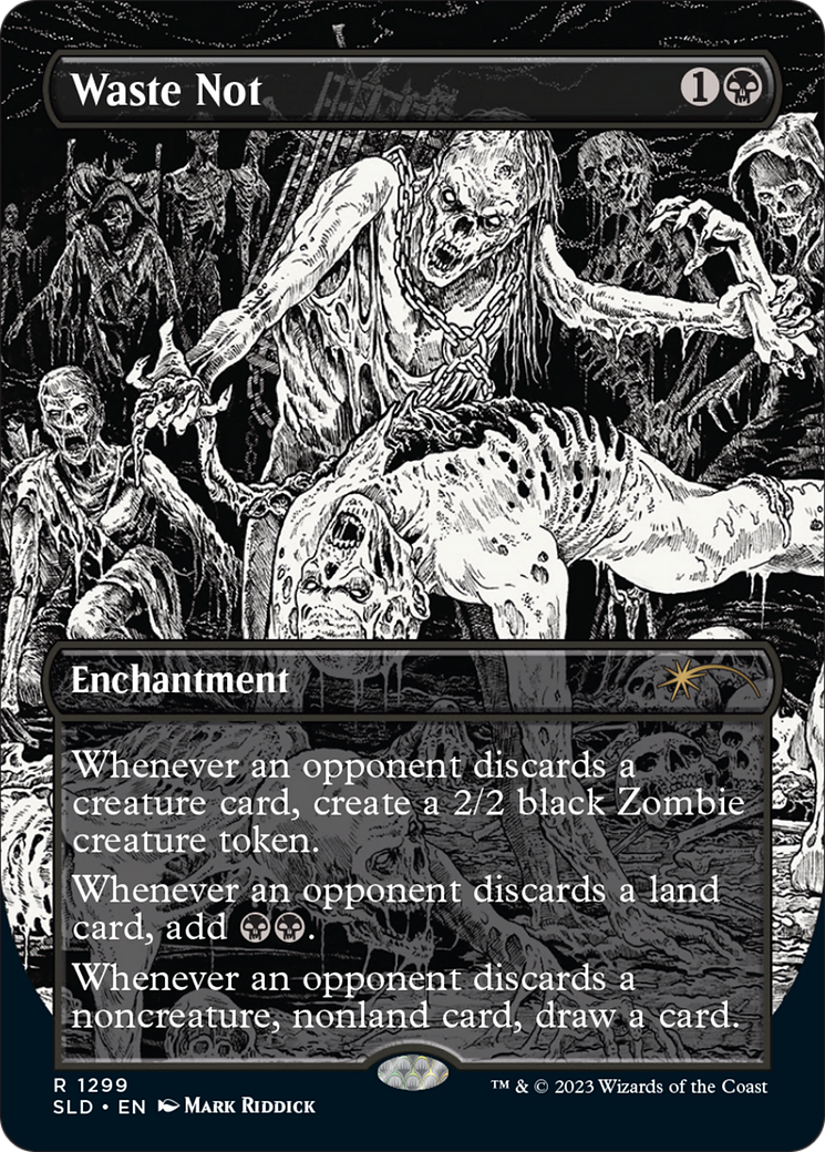 Image of Waste Not (SLD-1299) - Secret Lair Drop (Borderless) Foil