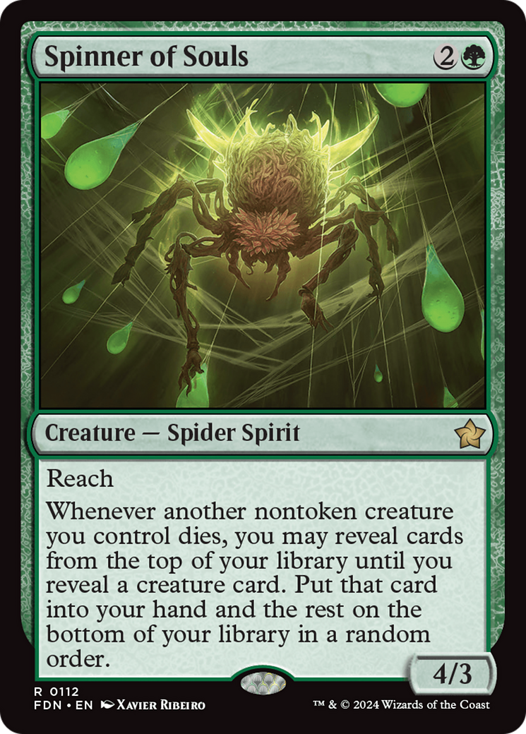 Image of Spinner of Souls (FDN-112) - Foundations Foil