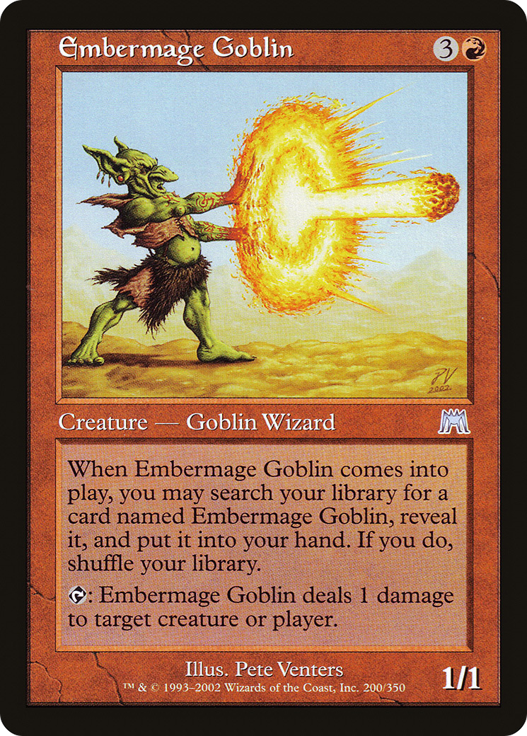 Image of Embermage Goblin (ONS-200) - Onslaught