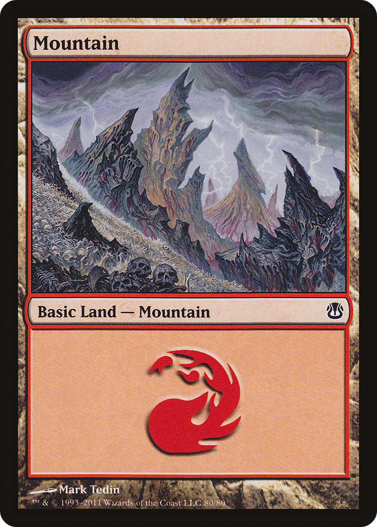Image of Mountain (80) (DDH-080) - Duel Decks: Ajani vs. Nicol Bolas