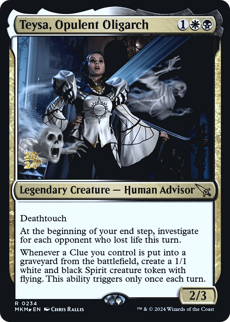 Image of Teysa, Opulent Oligarch (PRE-234) - Murders at Karlov Manor Promos Foil