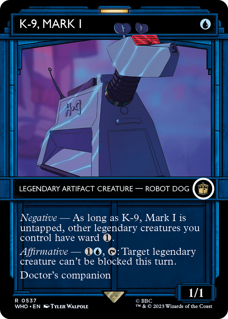 Image of K-9, Mark I (Showcase) (WHO-537) - Doctor Who: (Showcase) (Borderless) Foil