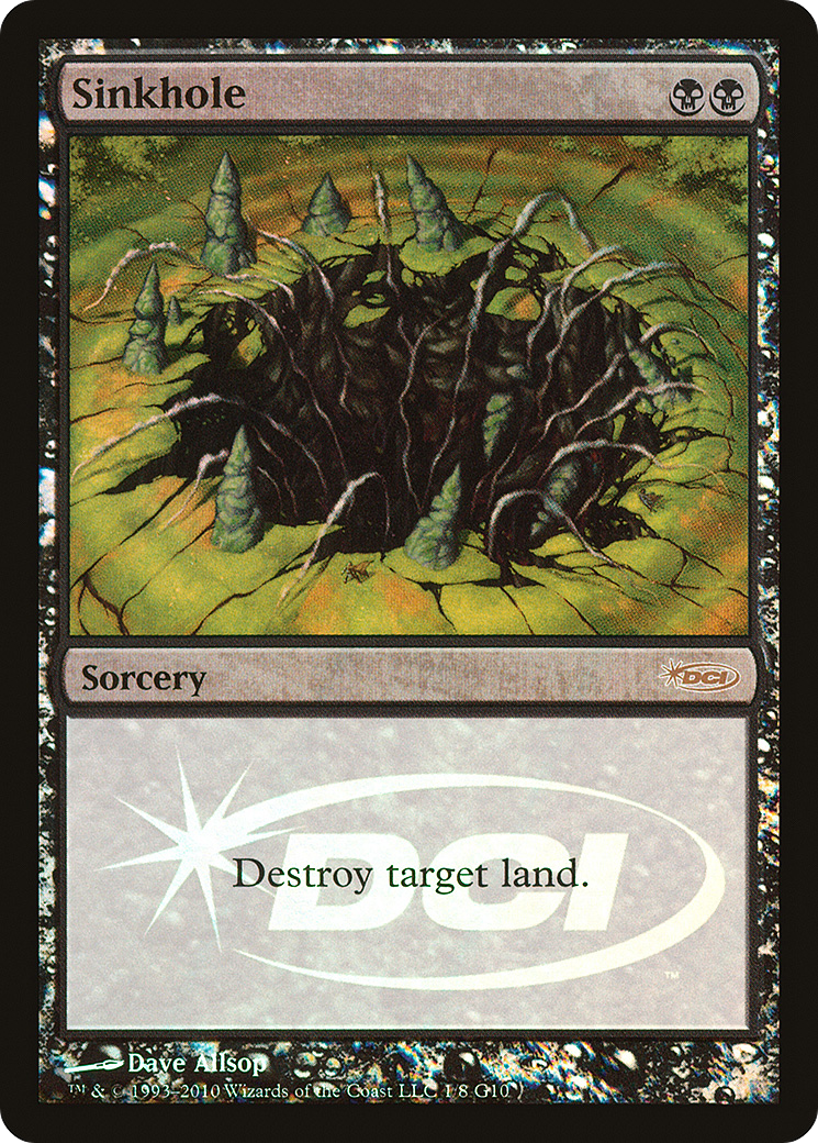 Image of Sinkhole (JDG-001) - Judge Gift Cards 2010 Foil